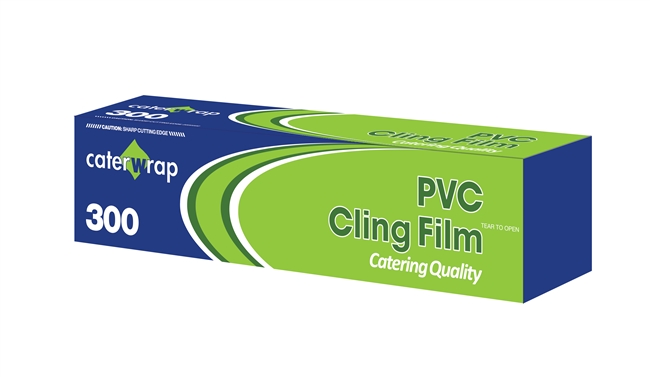 Caterwrap Clingfilm Cutterbox - 300mm x 300m (Box 6) 32C08