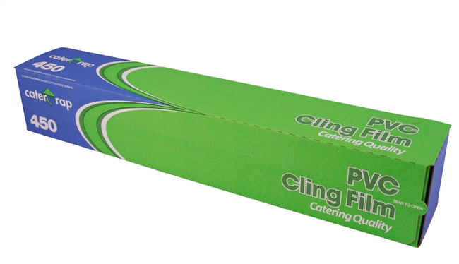 Caterwrap Clingfilm Cutterbox - 450mm x 300m (Box 6) 32C09