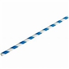 Blue Stripe Paper Straws (Box of 250) 44893