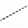 Black Stripe Paper Straws (Box of 250) 44894