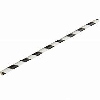 Black Stripe Paper Straws (Box of 250) 44894