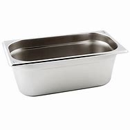 1/3 One Third Size Stainless Steel Gastronorm Container (100mm) - 5731