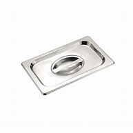 1/4 One Fourth Size Stainless Steel Gastronorm Container Lid - 5743