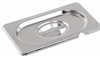 1/9 One Ninth Size Stainless Steel Gastronorm Notched Lid - 5762