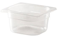 1/6 One Sixth Size Polypropylene Gastronorm Container (100mm) - 6751