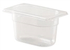 1/9 One Ninth Size Polypropylene Gastronorm Container (100mm) - 6761