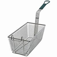 Rectangular Fry Basket with Hook Green - 7565