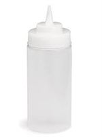 32oz Wide Mouth Sauce Dispenser Clear - 7595