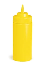 32oz Wide Mouth Sauce Dispenser Yellow - 7597