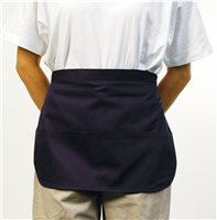 Short Apron Money Pocket Navy - One Size - A004