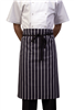 Butchers Stripe Blue Waist Apron - One Size - A045