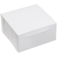 White Cake Boxes 10'' x 10'' x 5'' (Pack of 100) - CAKE10-10-5