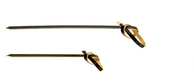 Looped Skewers Black - sizes 90mm/65mm (Pack of 1000)