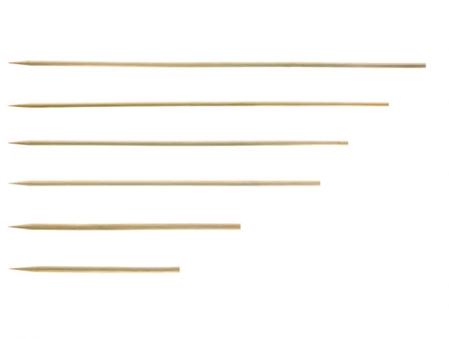 Bamboo Skewers - various sizes - (Pack of 1000)