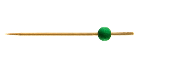 Ball Skewers Green (Pack of 1000) - 110mm