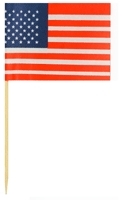 American Flag Skewer (Pack of 1000) - 80mm tall (44 x 34 print)