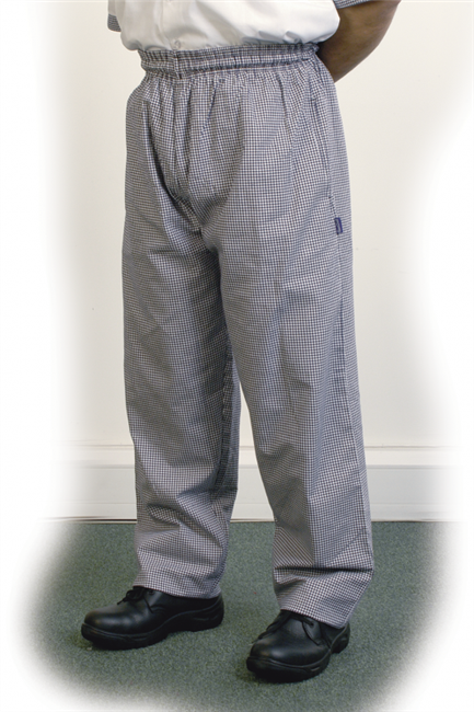 Black Check Baggy Trouser - Sizes XS to XXL - T003